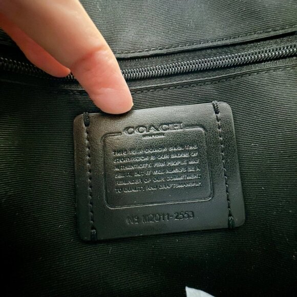 Coach 2553 Katy Satchel In Signature Canvas IM/BLACK - Picture 7 of 8